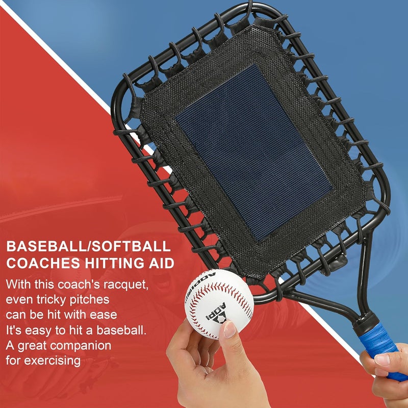 Jikbeed Baseball Racket for Fly Balls: Fungo Racket Baseball/Baseball Racket for Coaches and Parents to Help Players Practice Hitting Grounders and Pop Flies (New) - Image 3